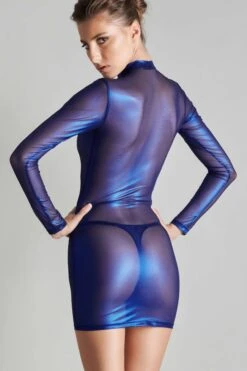 Maison Close Robe Courte - Blue Angel -Séduction Raffinée Lingerie 2021 Maison Close Blue Angel 02047