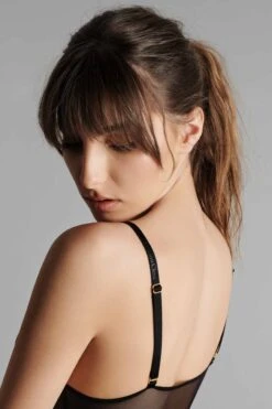 Maison Close Bretelles Pour Soutien-gorge -Séduction Raffinée Lingerie 560347 corps a corps moir 0371 3