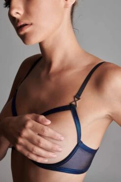 Maison Close Soutien-gorge Ouvert - Blue Angel -Séduction Raffinée Lingerie 560382 6