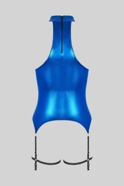 Maison Close Débardeur Porte-Jarretelle - Blue Angel -Séduction Raffinée Lingerie 560460 2