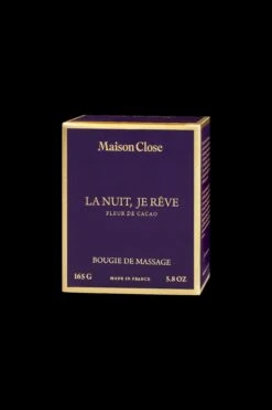 Maison Close Bougie De Massage - La Nuit, Je Rêve - Fleur De Cacao -Séduction Raffinée Lingerie 560505 3 2560x3840 1