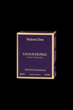 Maison Close Bougie De Massage - À Fleur De Peau - Fleur D'oranger -Séduction Raffinée Lingerie 560509 3 2560x3840 1