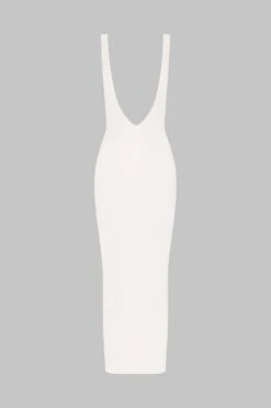 Maison Close Robe Longue Dos Nu - La Femme Amazone -Séduction Raffinée Lingerie 561070 Ghost 2