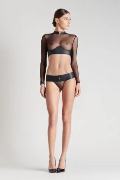 Maison Close Top Manches Longues - Chambre Noire 11 Maison Close Top Manches Longues - Chambre Noire -Séduction Raffinée Lingerie 561392 2022 chambre noire 1327