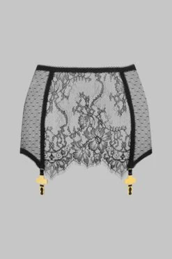 Maison Close Mini Jupe Porte-jarretelles - Inspiration Divine -Séduction Raffinée Lingerie 561502 ghost 2