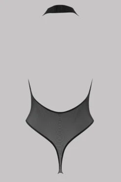 Maison Close Body String Col V - Pure Tentation -Séduction Raffinée Lingerie Body Pure Tentation Black 608076 4