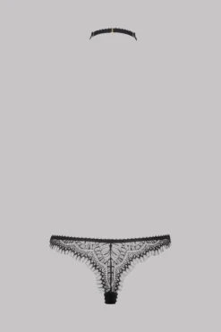 Maison Close Brésilien Avec Harnais - Accroche Cœur -Séduction Raffinée Lingerie Harness Accroche Coeur 608455 4