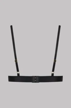 Maison Close Soutien-gorge Triangle - Madame Rêve -Séduction Raffinée Lingerie Triangle Bra Madame Reve Black 608820 4