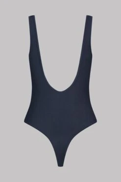 Maison Close Body Col V - La Femme Amazone 9 Maison Close Body Col V - La Femme Amazone -Séduction Raffinée Lingerie Vneck Bodysuit La Femme Amazone Grey 608883 4