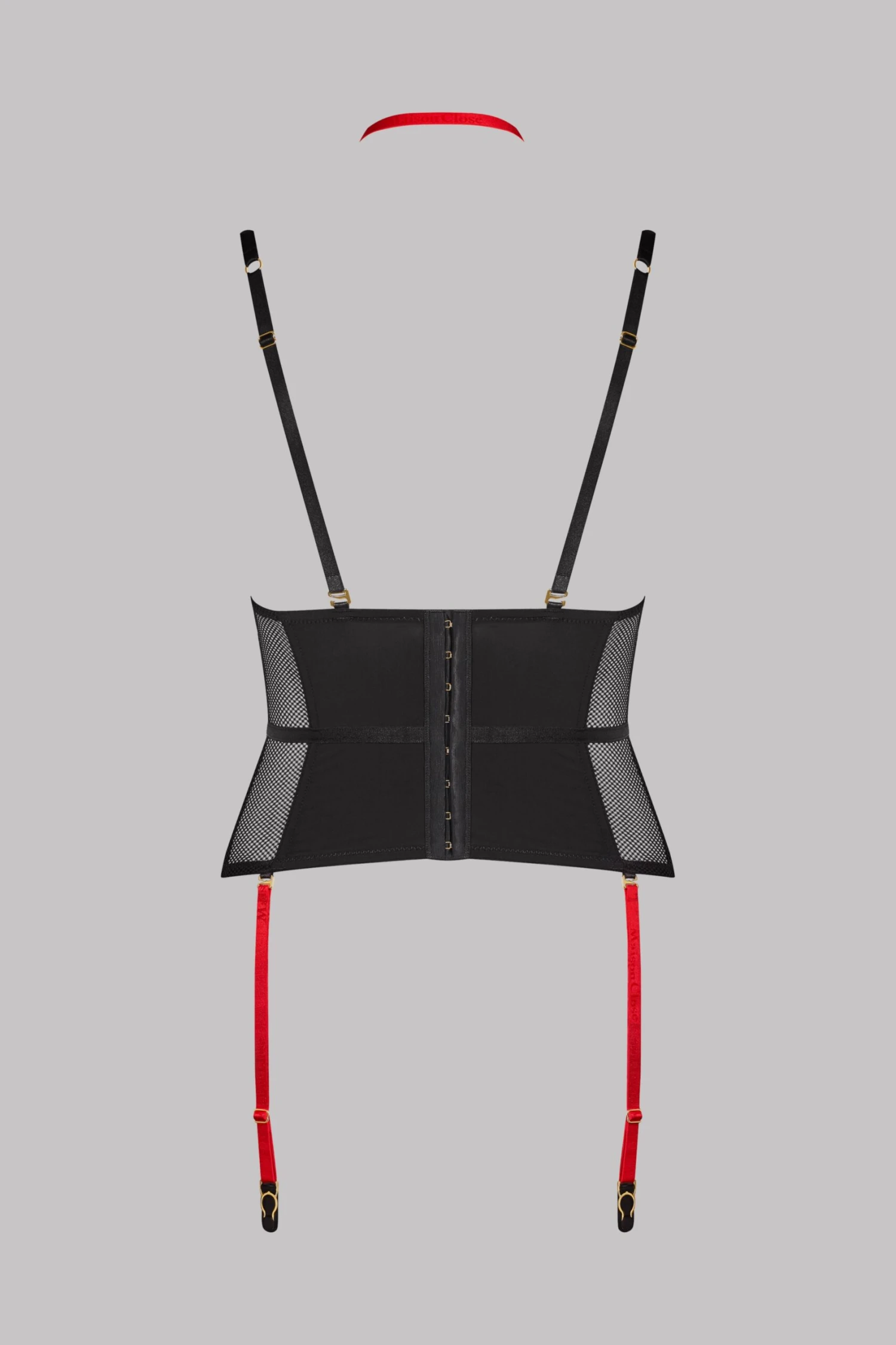 Maison Close Serre-taille Avec Porte-jarretelles Et Harnais - Sacré Cœur 4 Maison Close Serre-taille Avec Porte-jarretelles Et Harnais - Sacré Cœur – Image 4