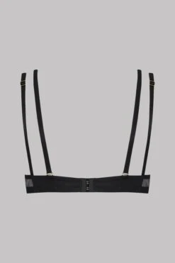 Maison Close Soutien-gorge Balconnet - Madame Rêve -Séduction Raffinée Lingerie Wire Bra Madame Reve Black 608811 4